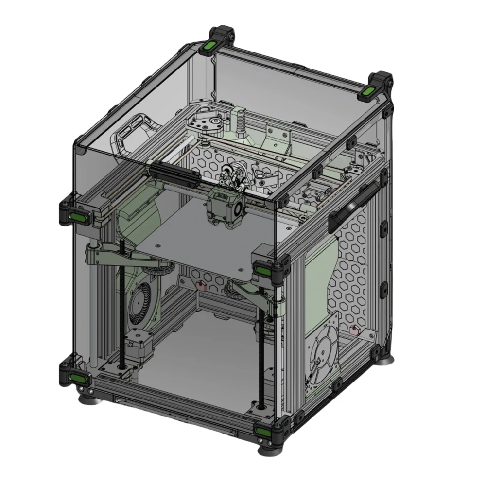Фото Модернизированный комплект FYSETC для высококачественных деталей 3D-принтера Creality Ender 3, комплект Corexy для 3D-принтеров Ender 3, №2