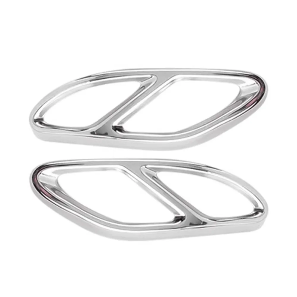 

Для Mercedes-Benz A, B, C, E, GLA, GLC, GLE, GLS, CLS-класса: накладка на выхлопную трубу из нержавеющей стали, декоративная рамка глушителя