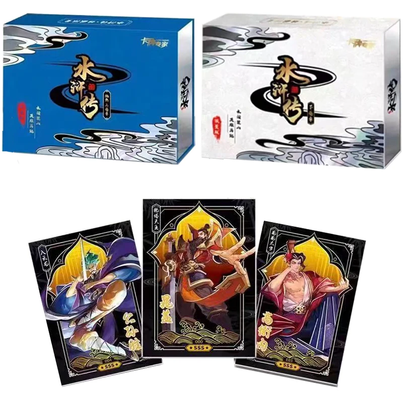Commemorative Edition Liangshan 108 Hero Card Gift Boxes Paper Hobby Toy Party Playing Game