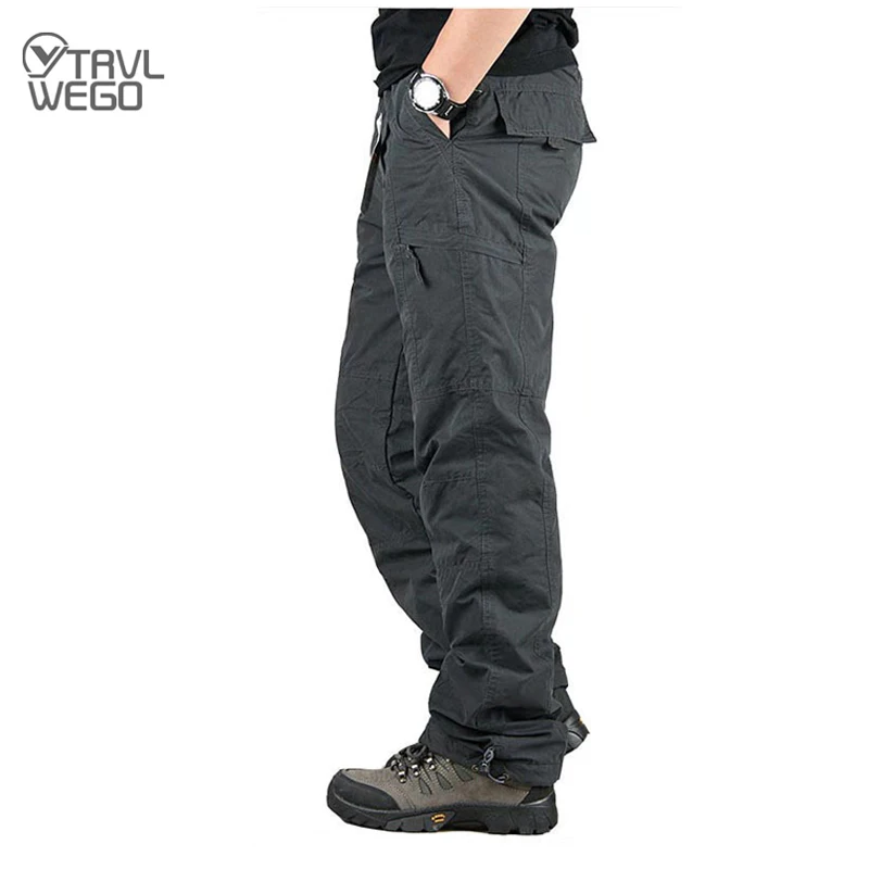Зимние мужские походные брюки TRVLWEGO треккинговые плюшевые мягкие теплые уличные