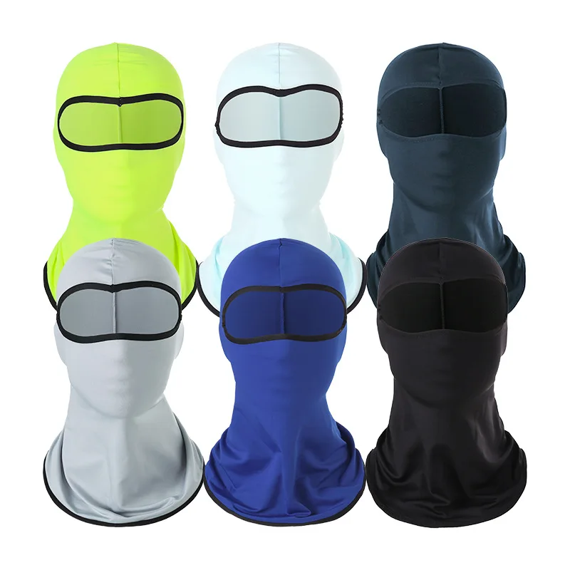 

Women Men's Balaclava Sun Protection Electric Bicycle Motorcycle Full Face Mask Ice Silk Headgear Cycling Spring Summer