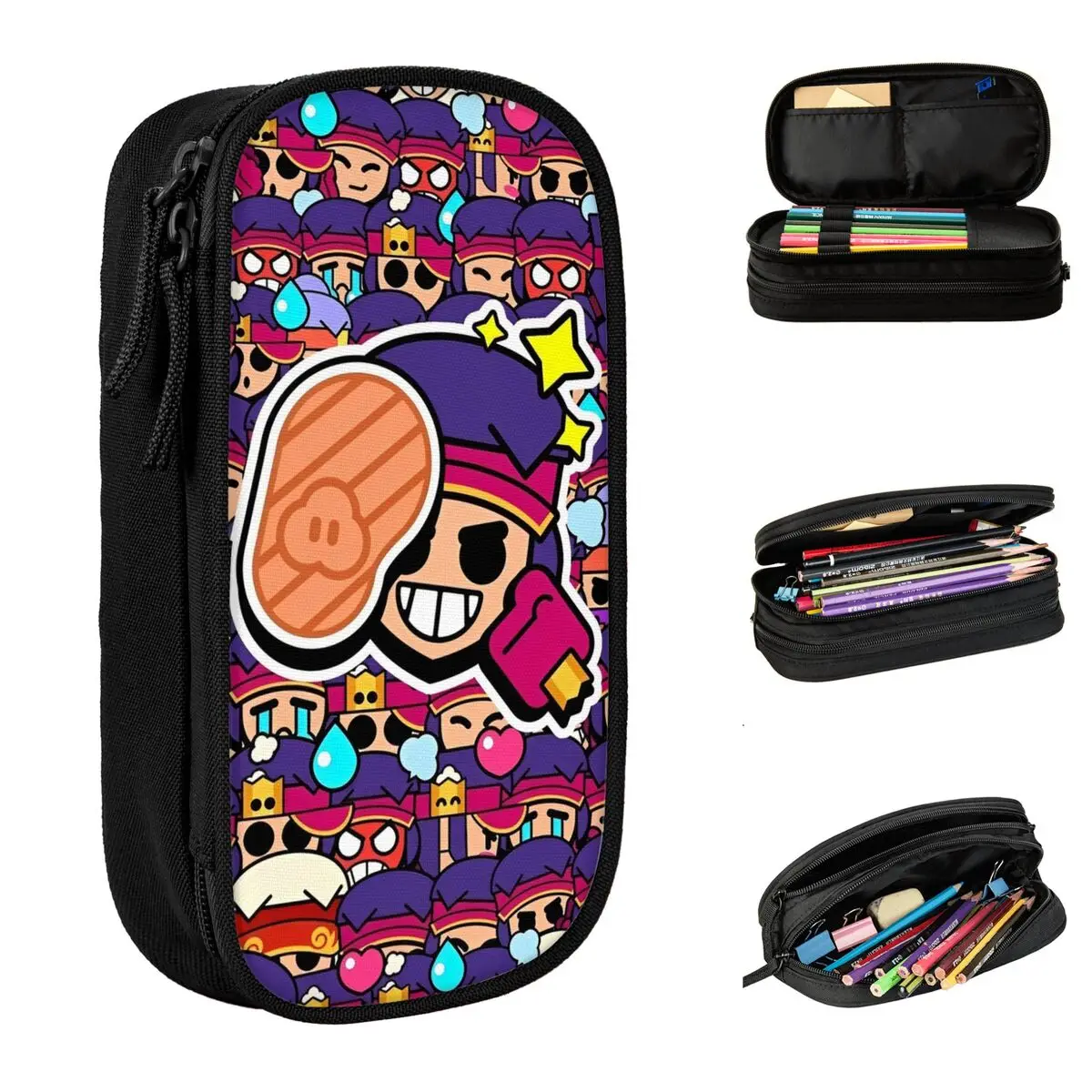 Новинка разноцветный игровой пенал ранцы коробка для ручек девочек и мальчиков