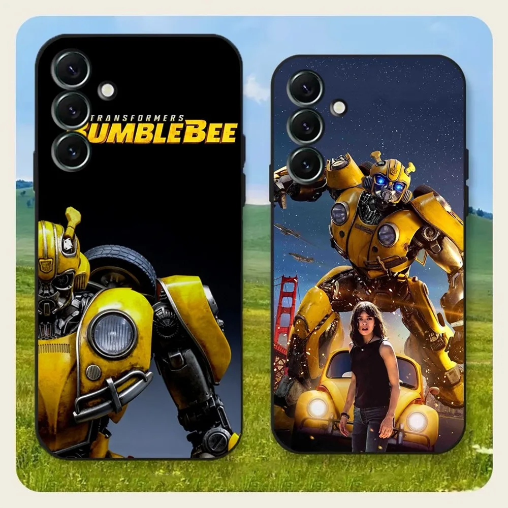 T-Transformers B-Bumble Bee Phone Case For Samsung Galaxy A20 A21s A22 A31 A32 A52 A53 A72 73 A80 A91Soft Black Cover