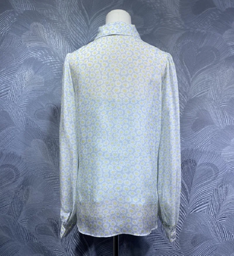 Элегантные рубашки с галстуком-бабочкой весна-лето 2021 женские милые маленькие