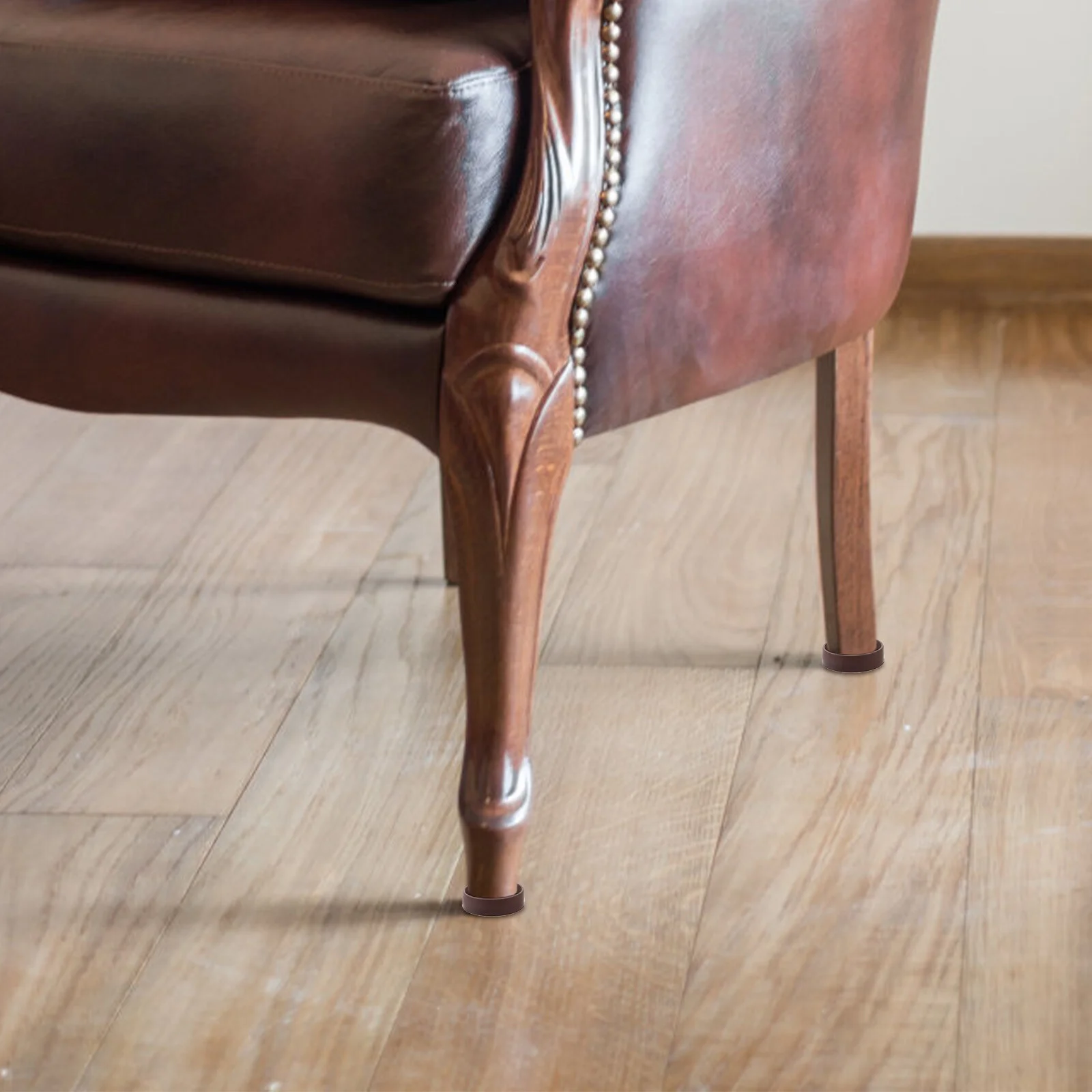 

Rubber Wheel Furniture Stoppers Hardwood Floors Table Caster Cups Rolling Round