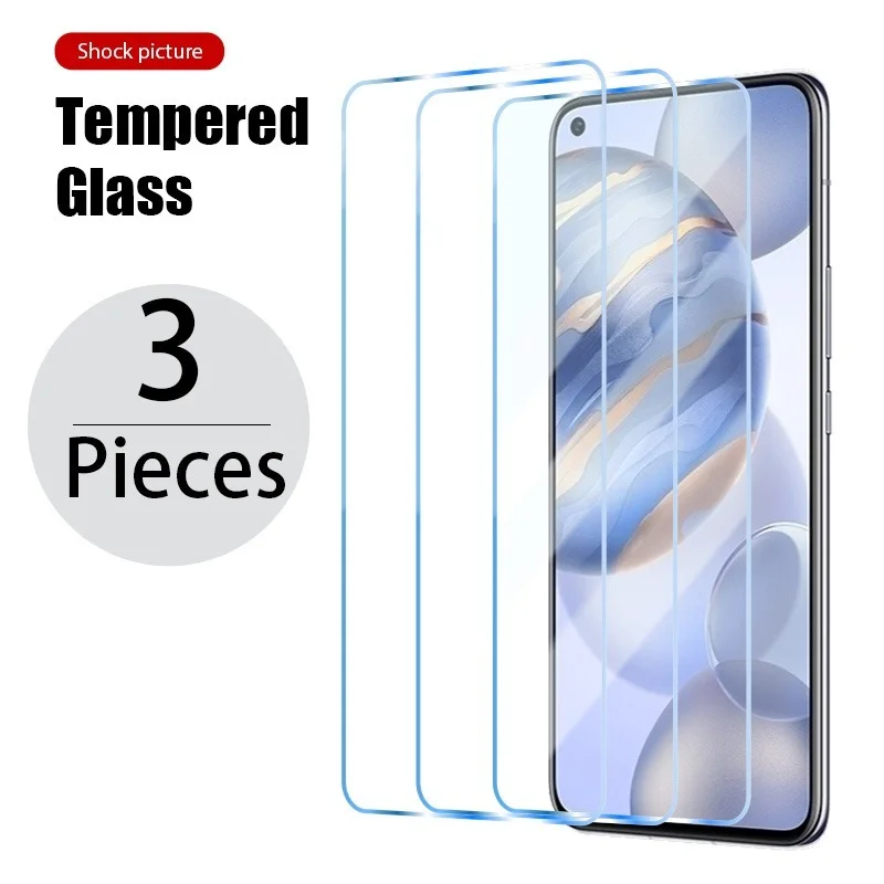 

3PCS Tempered Glass for Honor 30 20 10 9 8 Lite Protective Glass for Honor 20 8 8A Pro 30i 20i 10i 9X 8X 9C 9A Screen Protector