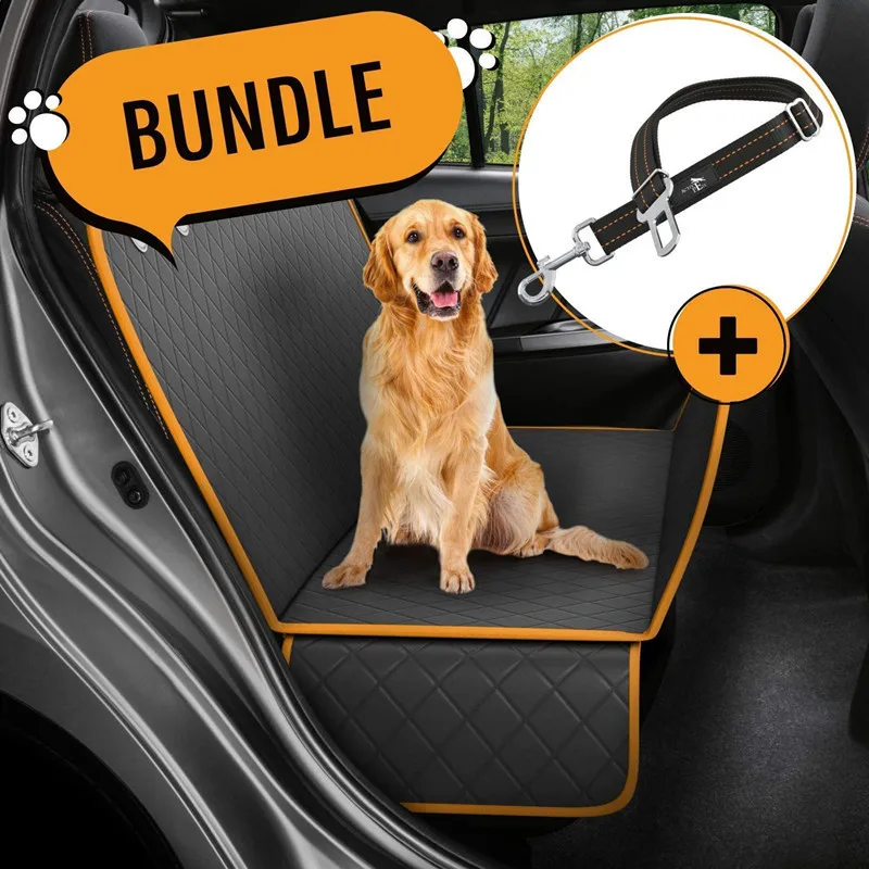 

Dog Car Seat Cover Waterproof Pet Travel Dog Carrier Hammock Car Rear Back Seat Protector Mat Safety Carrier Dog Accessories