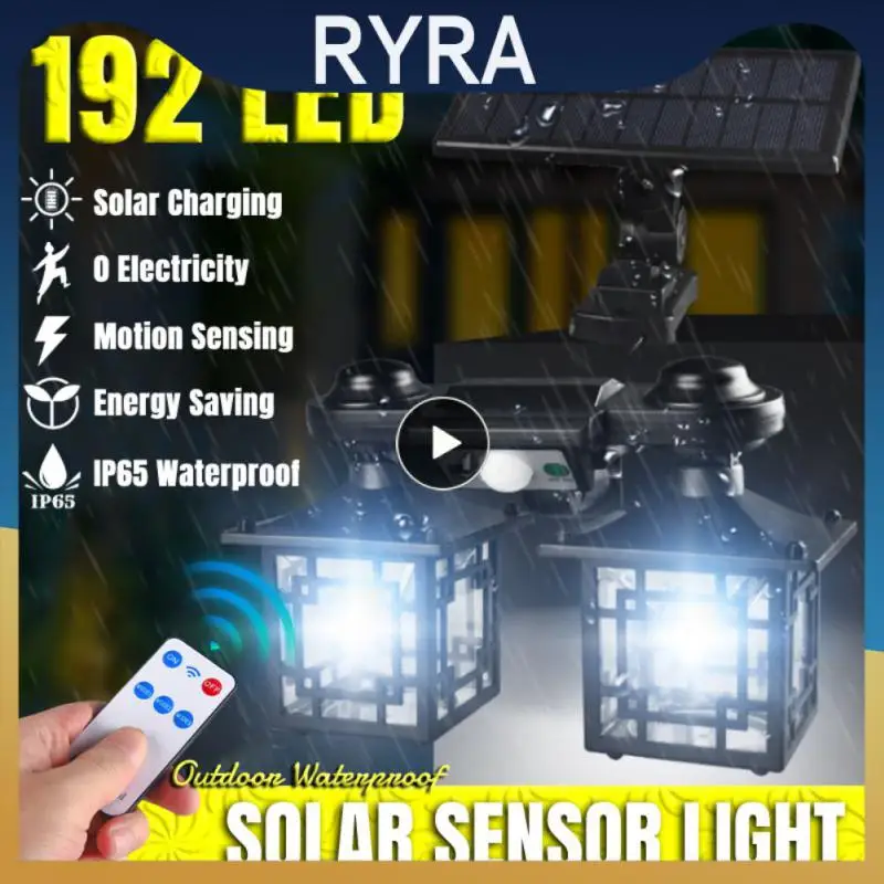 

Garden Lights Security Led Outdoor Solar Lights Light Led 192led Ip65 Waterproof Outdoor Led Solar Light Motion Sensor Wall Lamp