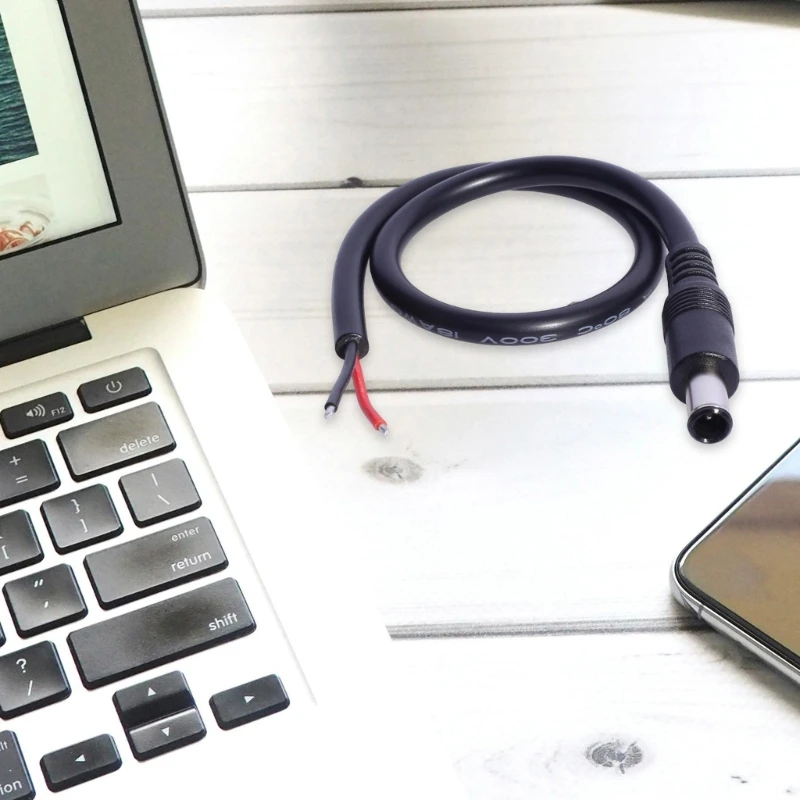 Вилка 6 5 мм x 4 для оголенного провода Пигтейл