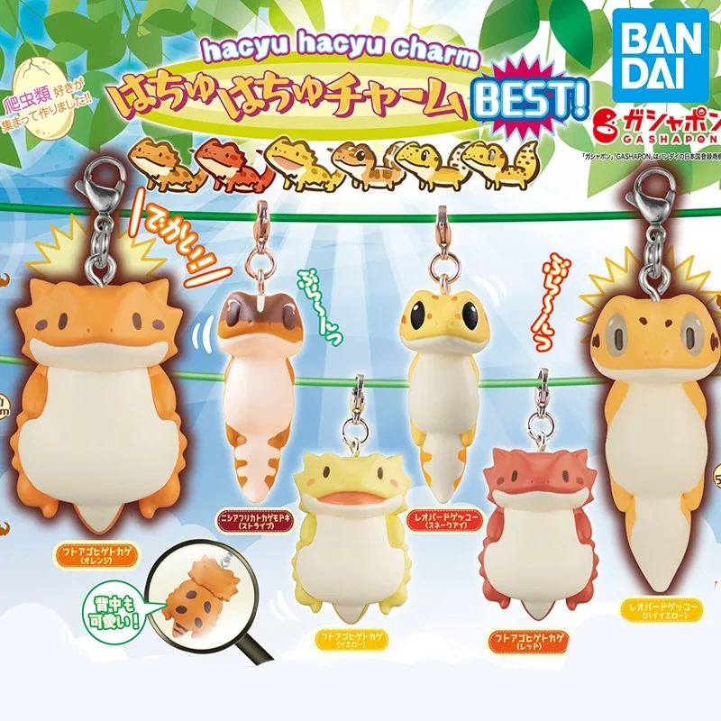 Toys Gashapon Lizard Animal Hacyu Hacyu Charm Key Ring Action Figure Collection Model Toys Of Children