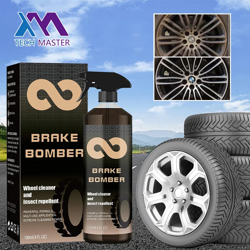 120 мл тормозной бомбардировщик автомобильная ступица очиститель шин эффективный