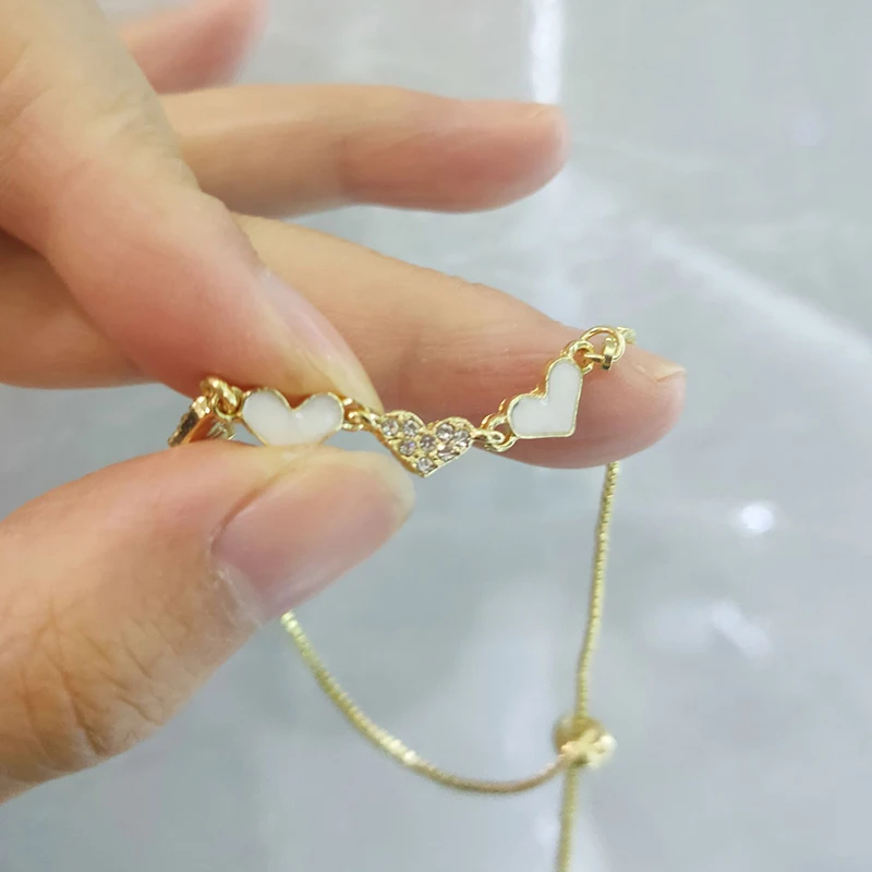 

JanYee Dropshipping Pullout Rhinestones Bracelet for Women New Trendy Square Zircon Jewelry Gift for Girl Free Shipping B22008
