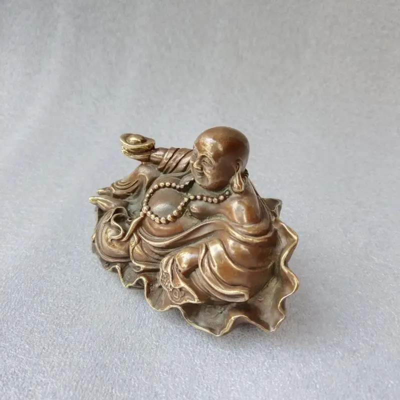 Регулируемая Будда Maitreya статуя Будды сидящий Лотос лист буддизм украшение для