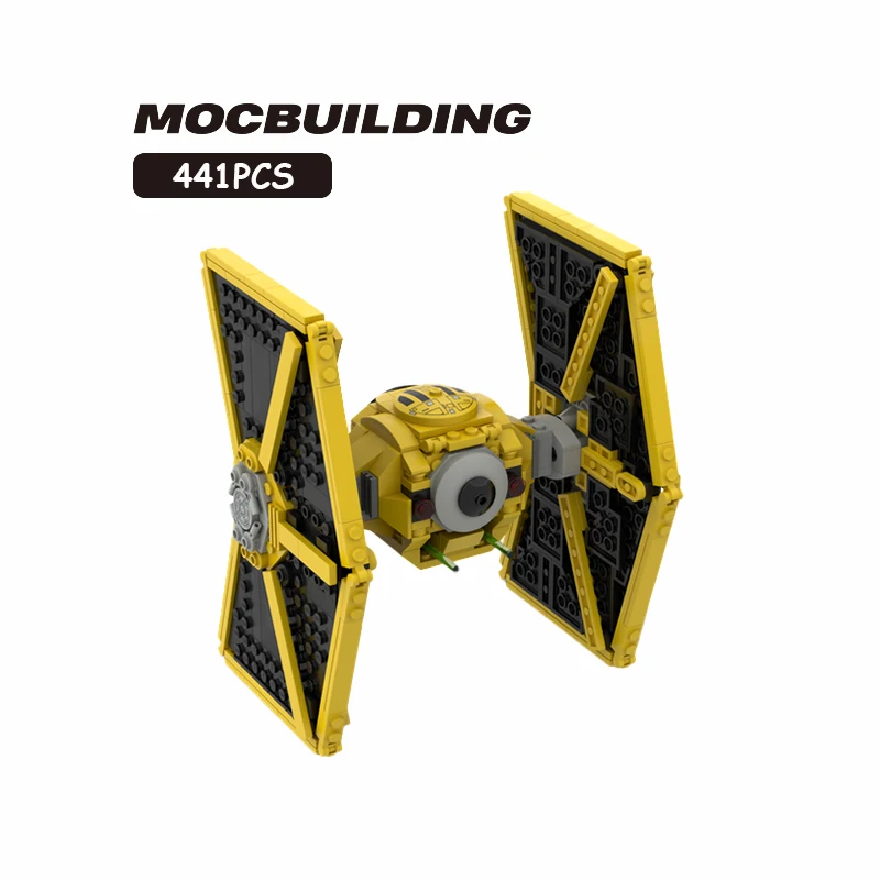 

MOC Building Blocks Mining Guild TIE Fighter Space Wars Movie Series Starfighter DIY Assembled Bricks Children Toys Gifts 441PCS