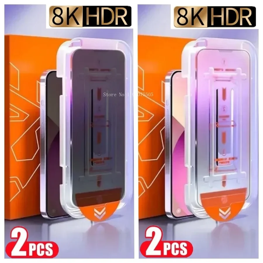 Олеофобное покрытие 8K без пыли защитная пленка для экрана IPhone 14 11 12 13 15 16 Pro Max Mini XS