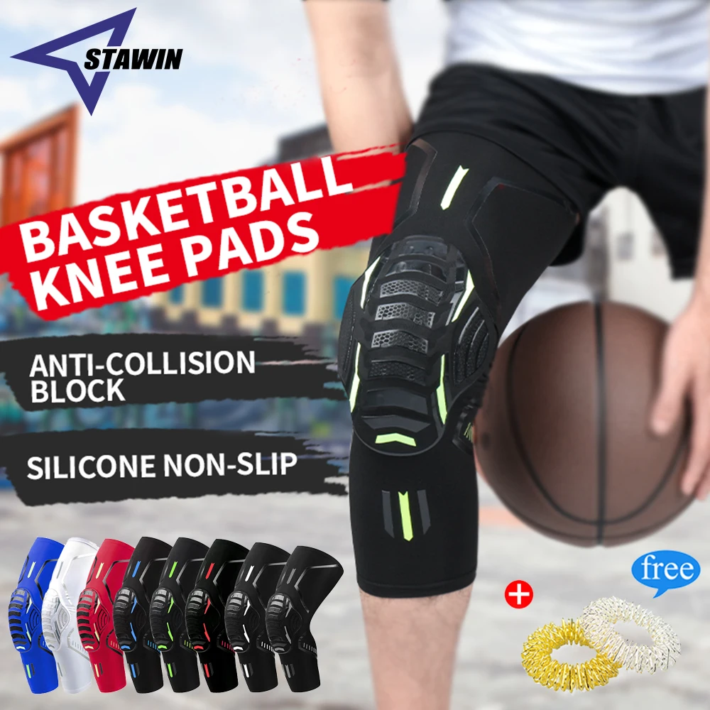 1 PC ginocchiere da basket in schiuma elastica protezione per ginocchiere da pallavolo attrezzatura per il Fitness braccialetti di supporto per allenamento sportivo anticollisione
