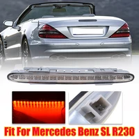 1pc red led car high mount third brake light fit for mercedes benz sl r230 2001 2012 tail light warning signal lamp a2308200056