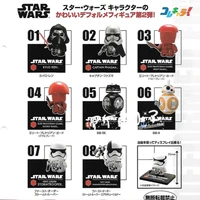 bandai original happy star wars capsule toys cute kawaii figurine anime q captain fasma bb8 bb 9e action figure gashapon