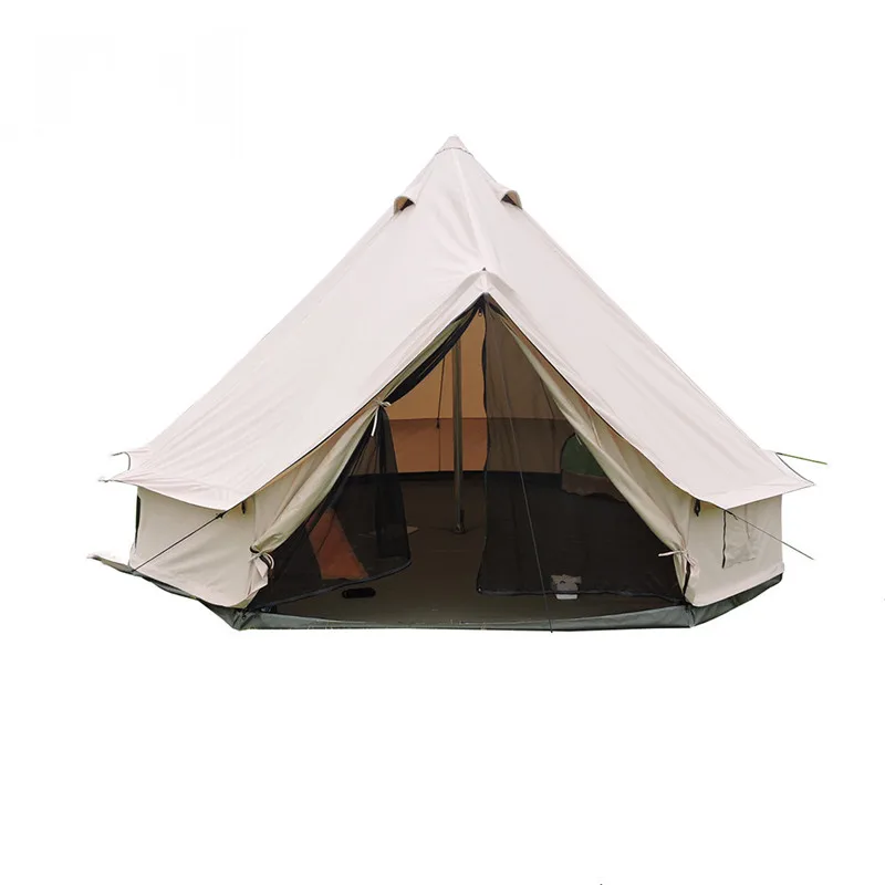 

6M outdoor camping bell tent waterproof cotton canvas fabric