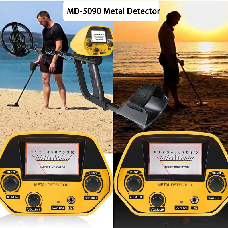 

MD-5090 Metal Detector Detection Instrument Underground Metal Detector Metal Finder Gold Detector Hunter Treasure Gold Digger