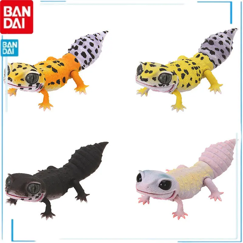 Ящерица Eublepharis пятнистая, имитация передвижной толстых рептилий, разные модели животных, детские игрушки