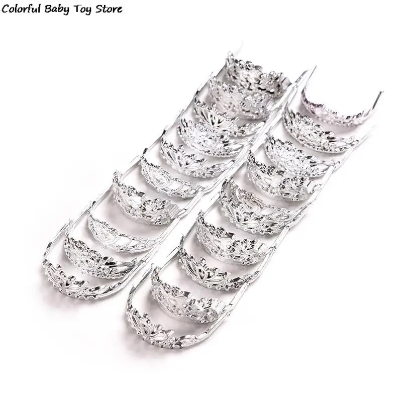 

20 Pcs Silver Princess Empress Crowns For Doll Baby Girls Mix Headwear Jewelry Best Gifts for Kids
