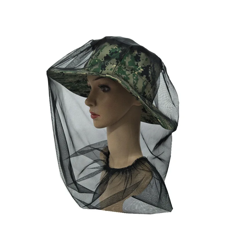 

Outdoor Survival Anti Mosquito Bug Bee Insect Mesh Hat Head Face Protect Net Cover Travel Camping Protector Camping Equipment