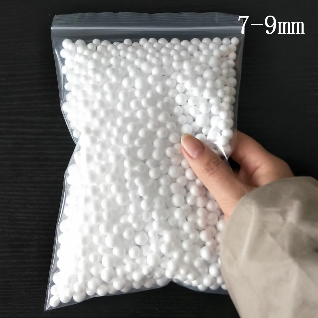 

Пастельные бусины из пенопласта Macarons Slime 6-8 мм