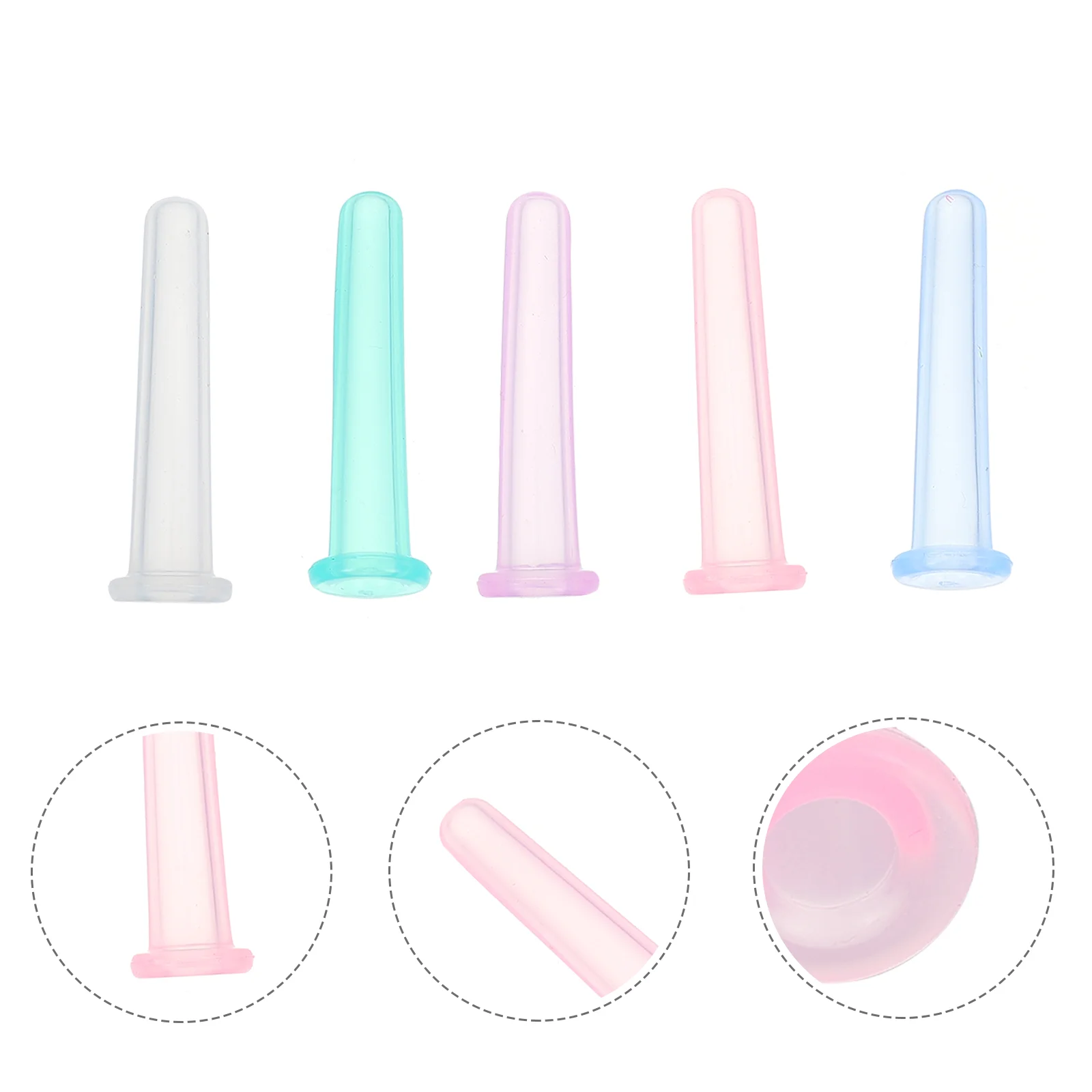 

Cupping Cups Silicone Face Cup Set Anti Eye Facial Suction Jars Tool Aging Cellulite Device Chinese Mini Jar Eyes Vacuum Fire