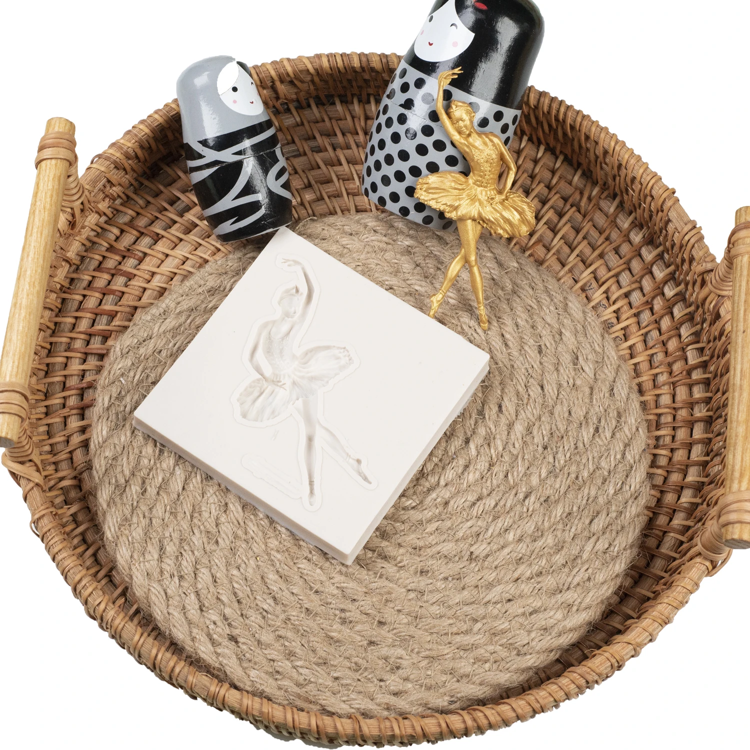 

Ballet Silicone Mold Girl Cake Chocolate Dessert Lace Decoration DIY Design Pastry Fondant Moulds Resin Kitchen Tool For Baking