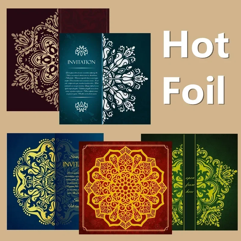 2024 популярные тарелки из фольги дурман благородный элегантный свадебный фон