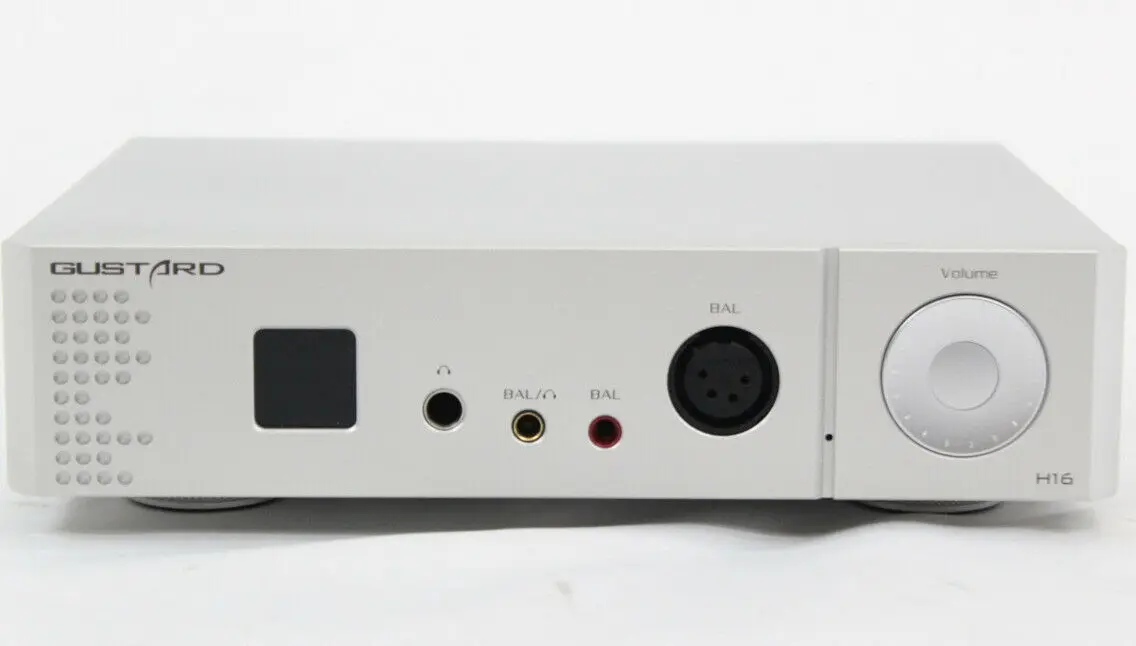 

Усилитель для наушников GUSTARD H16, Hi-Res OLED дисплей XLR/RCA, сбалансированный Предварительный усилитель, отличный компаньон декодера Gustard X16