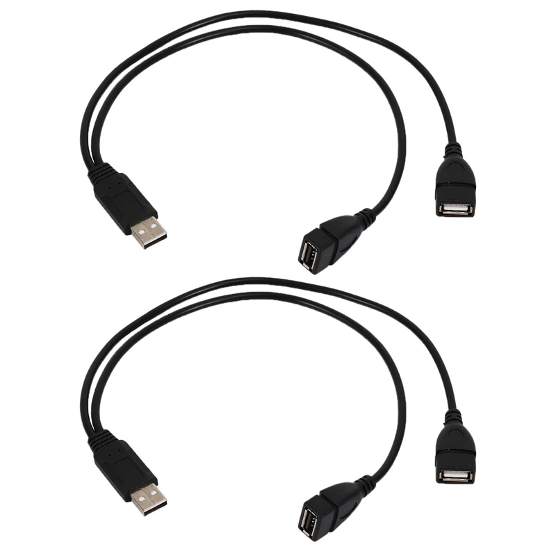 

2X USB 2.0A Male Auf 2 Dual USB Female Jack Y Splitter кабель адаптера позвоночника