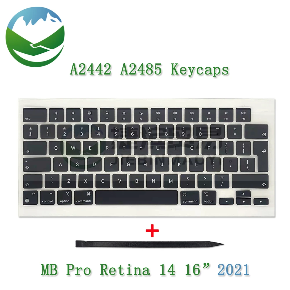 

New 2021 Laptop A2442 A2485 Key Keycaps Keys Cap Keyboards Scissor Repair for Apple Macbook Pro Retina 14"16" EMC 3650 EMC 3651