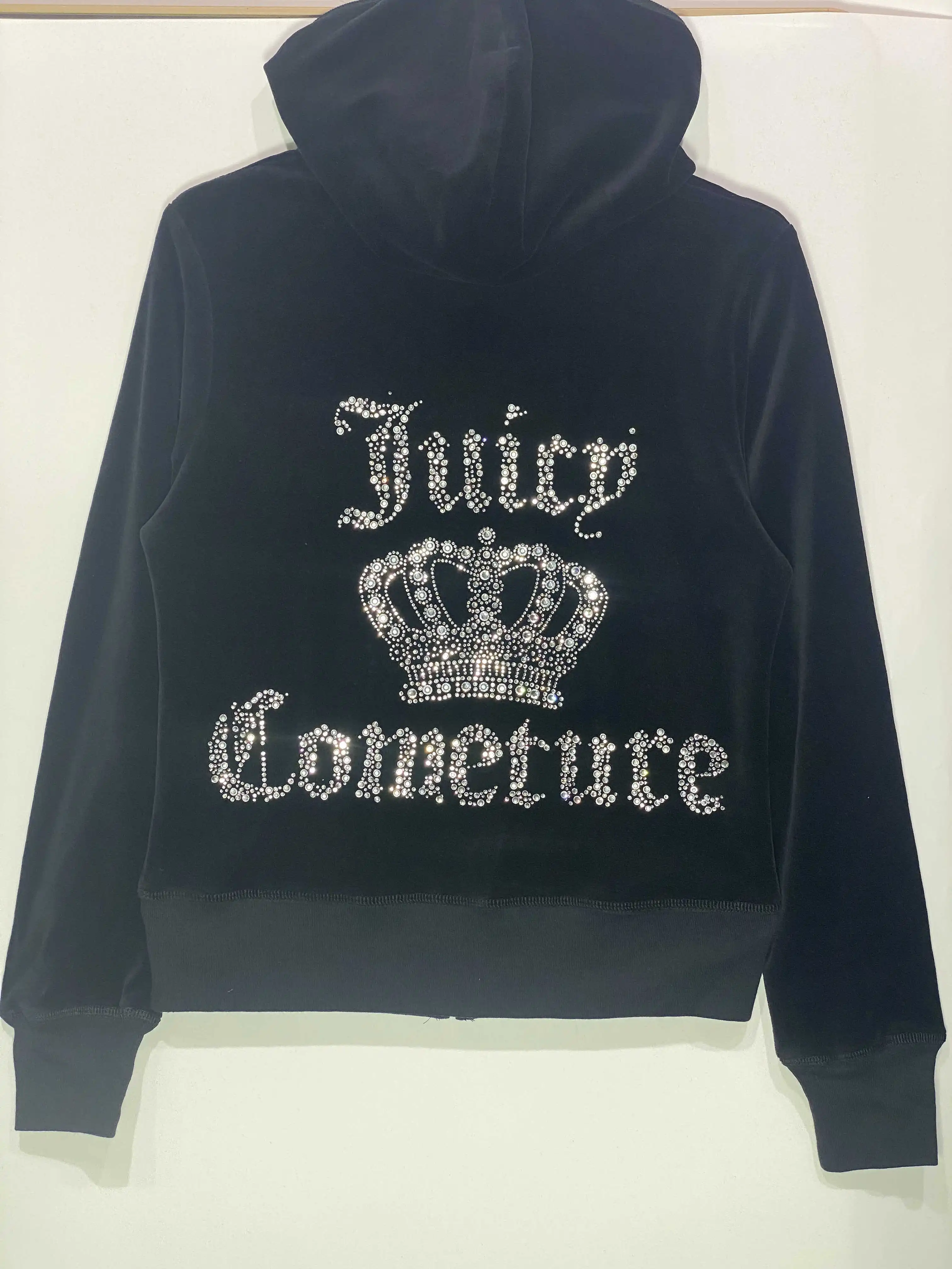 Бархатный спортивный костюм JUICY COMUTURE новый 2024 зимняя повседневная теплая куртка