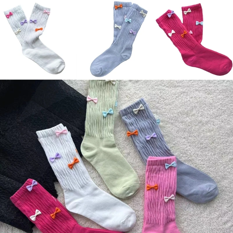 

2Pcs Short Thin Socks Cotton Sweet Ruffle Princess Style Socks Middle Tube Socks