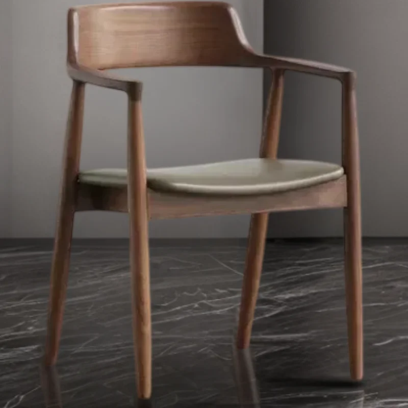 Индивидуальный кожаный обеденный стул реплика дизайна садовые стулья домашний