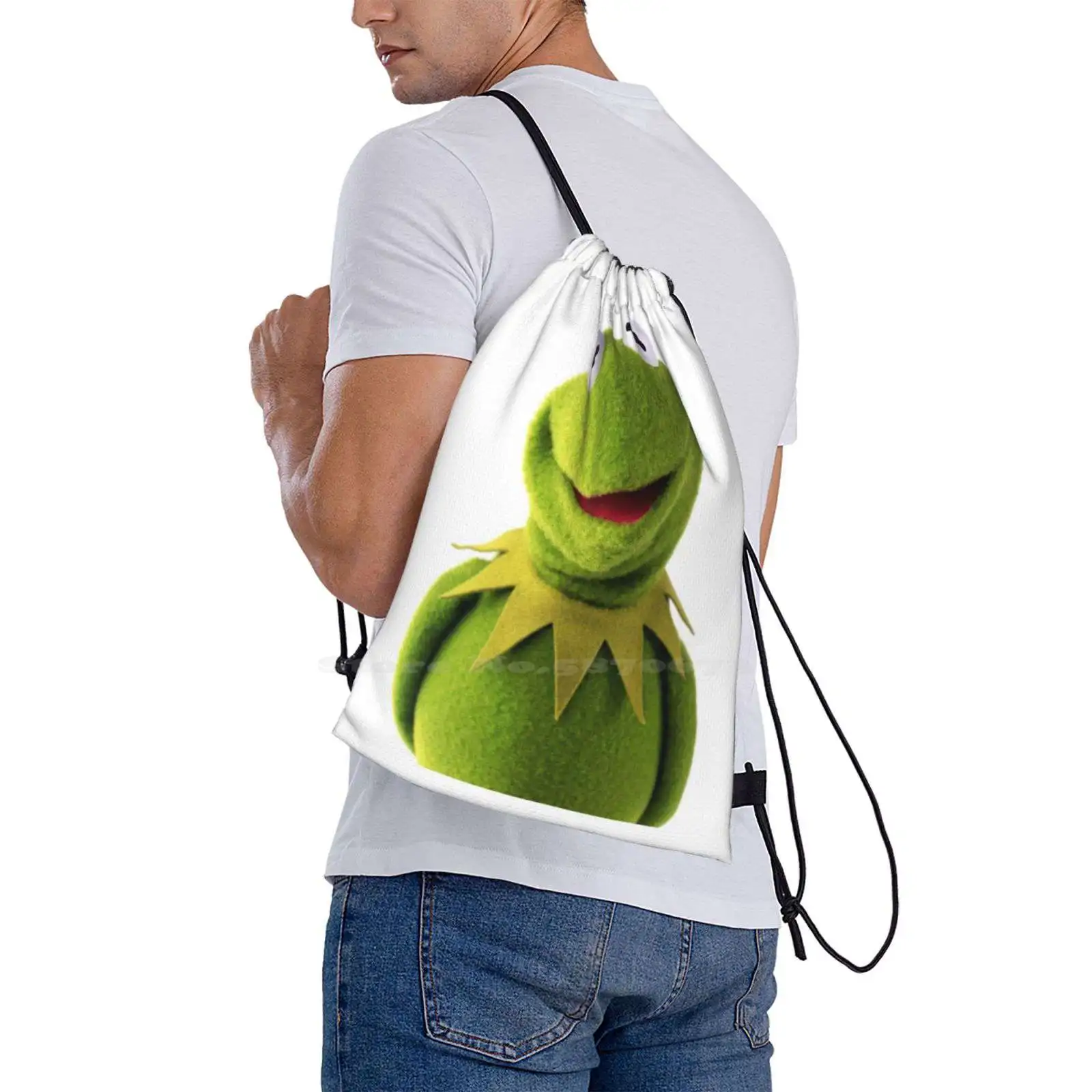 Горячая Распродажа школьный рюкзак Kermit лягушка модные сумки Джим Хенсон мем