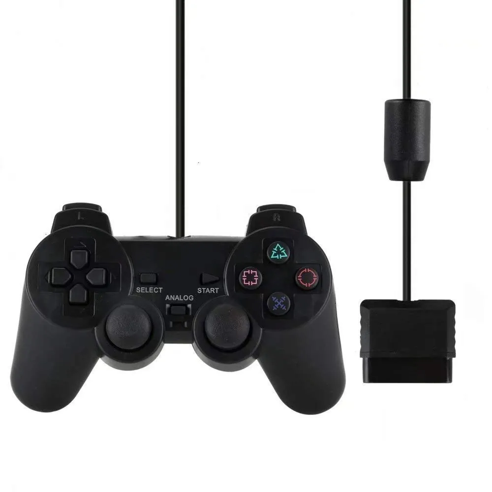 

Проводной геймпад для Sony PS2, контроллер для Mando PS2/PS2, джойстик для playstation 2 с вибрацией, проводной USB-контроллер для ПК