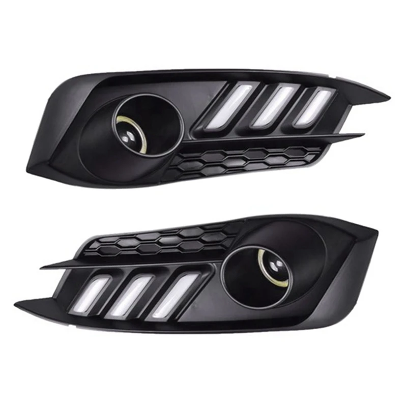 

For Honda Civic 10Th 2016-2018 Car LED DRL Daytime Running Light Turn Signal Indicator Lamp Assembly Accessories,Yellow