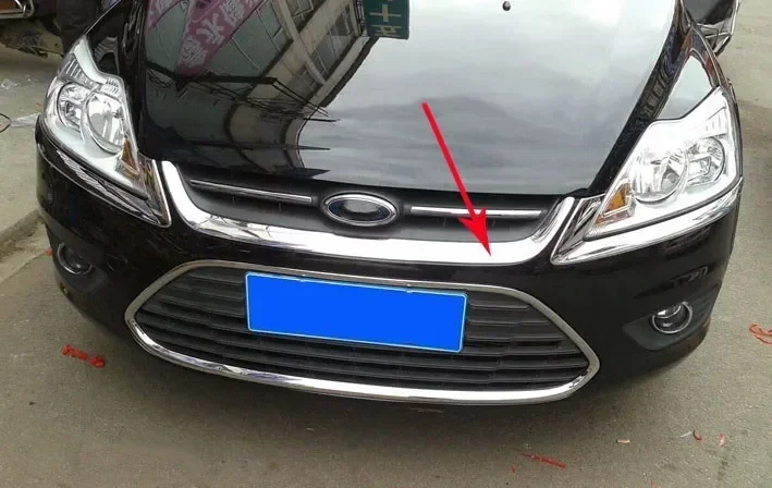 

Для Ford focus 2009-2014 хромированная крышка машины из АБС-пластика, декоративная полоса, решетка, декоративная рамка, защита от царапин, Стайлинг автомобиля
