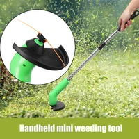 electric grass trimmer portable handheld garden string pruning mini lawn mower gardening mowing tools removal grass tray plate