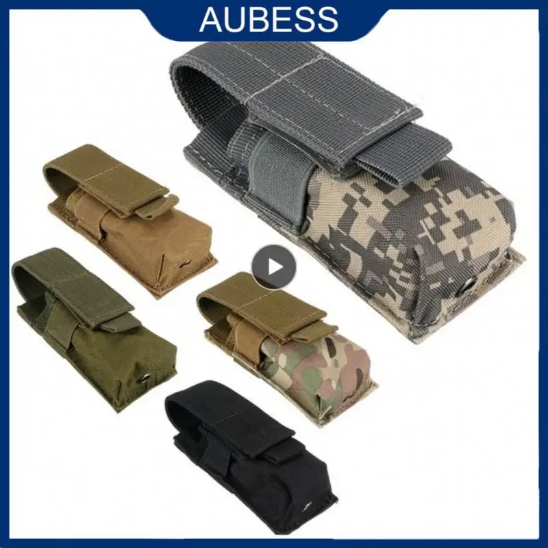 

Tactical Molle M5 Light Holster Bag Molle Accessory Bag Pocket Flashlight Bag Outdoor Hunting Knife Holster Flashlight Pouch