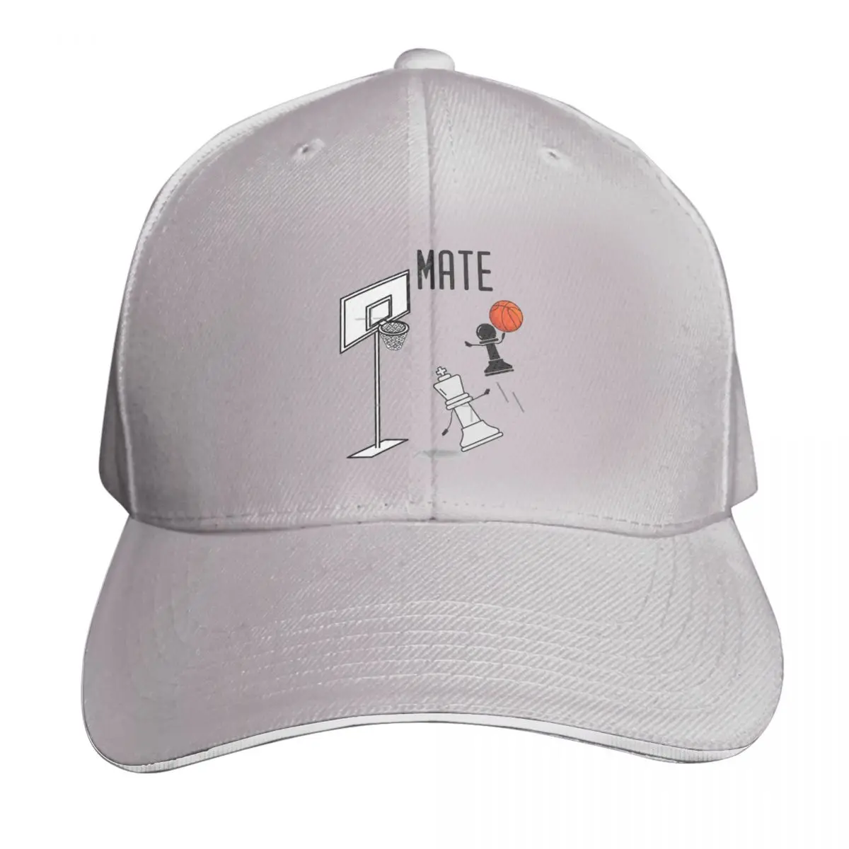 

Chess & Basketball Mate Casquette, Polyester Cap Holiday Practical For Travel