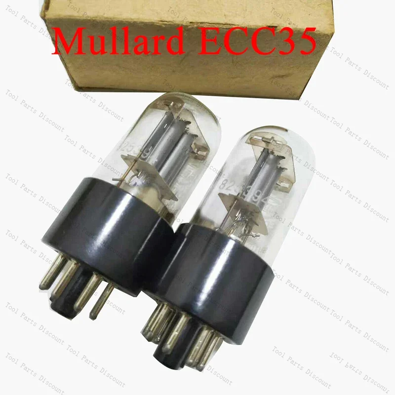 Фото Британская вакуумная лампа Mullard ECC35, замена для 6SL7, 6N9P, 6H9C, 5693, для аудиоусилителей. №1