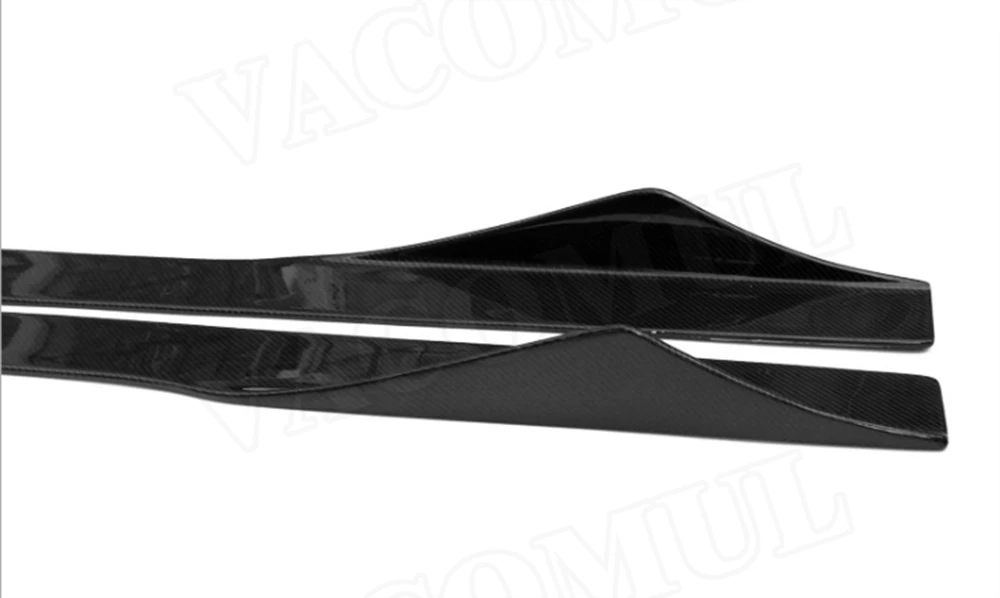 

Автомобильные боковые юбки из углеродного волокна, фартук для Alfa Romeo Giulia Sedan, 4 двери, бампер, боковые юбки, фартук, спойлер, комплекты кузова, стиль MTC, 2 шт.