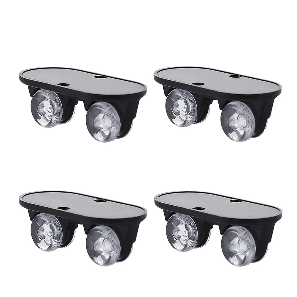 

Paste Type Universal Pulley 4Pcs Kitchen Storage Box Pulley Can Self-adhesive Pulley Home No Noise No Scratches Box Accessories