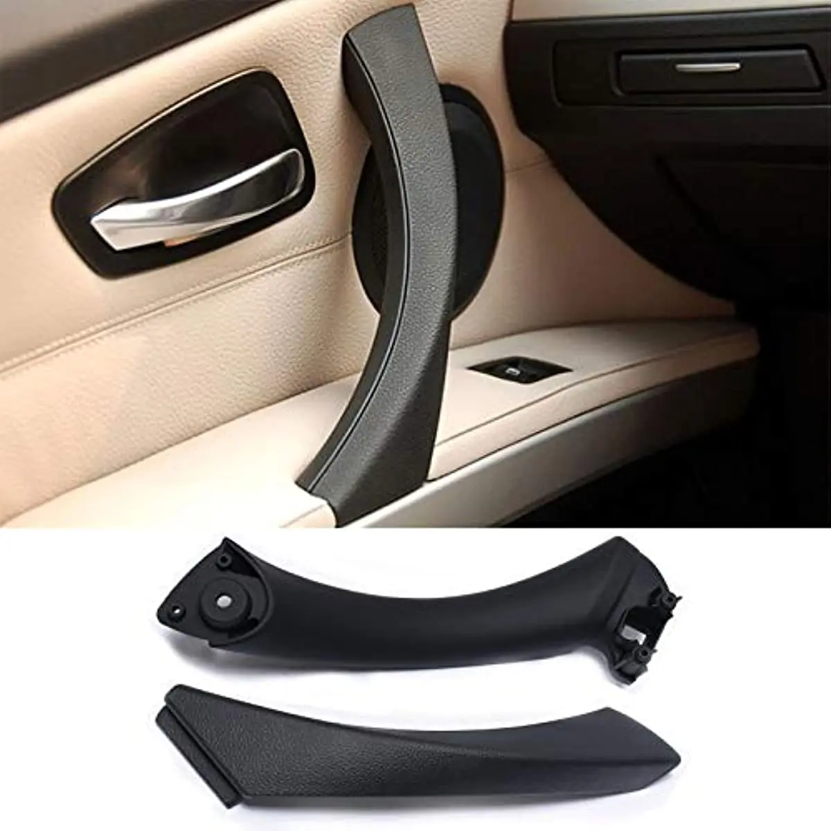 

Left Door Handle For BMW 3 Series E90 E91,Outer Cover+Door Pull Handle For BMW 316 318 320 323 325 328 330 335 (2004-2011)