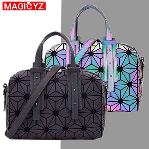 Сумка-кроссбоди женская MAGICYZ, с геометрическим рисунком, со стразами, светящаяся