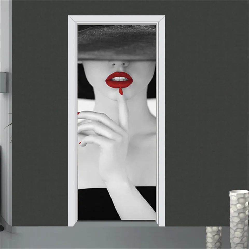 Виниловые самоклеящиеся дверные наклейки